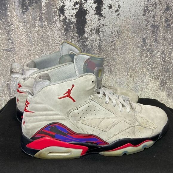 Nike Jumpman MVP Grey White Cream Sneakers Shoes Size 12 - Picture 10 of 13